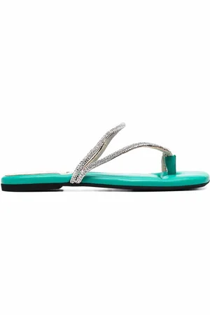 Nº21 Sandaler med krystaludsmykket rem