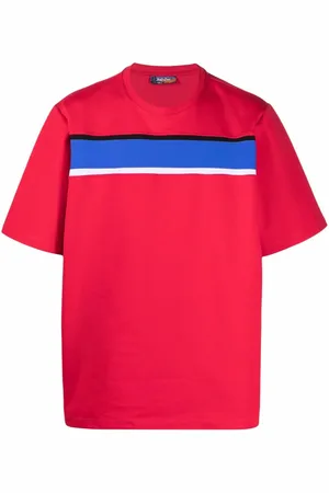 JUST DON Stribet T-shirt med korte ærmer