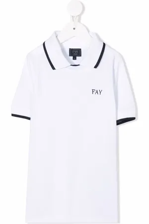 FAY Kortærmet skjorte med broderet logo