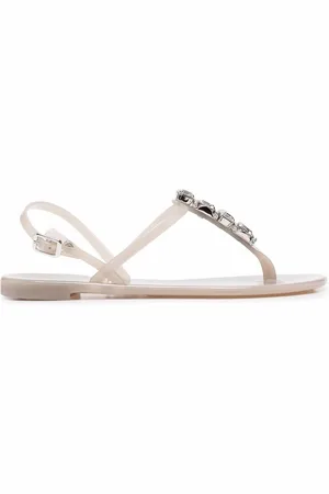 Casadei Gelée-sandaler med krystaludsmykning
