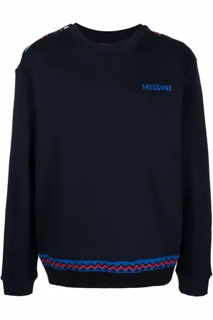 Missoni Sweatshirt med zigzag-detalje og logo