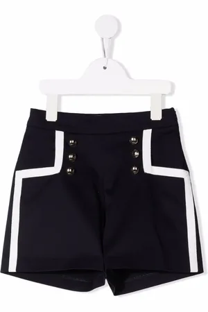 Elie saab Stribede shorts med dobbelt knap