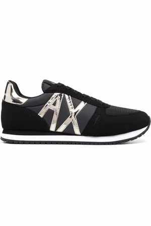 Armani Exchange Sneakers med logotryk på siden
