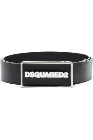 Dsquared2 Læderbælte med logospænde