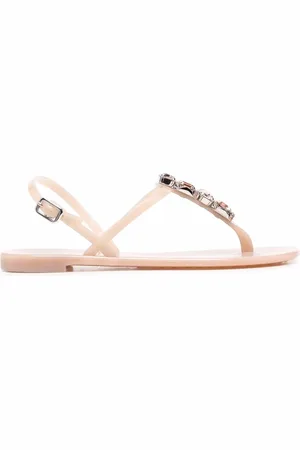 Casadei Gelée-sandaler med krystaludsmykning