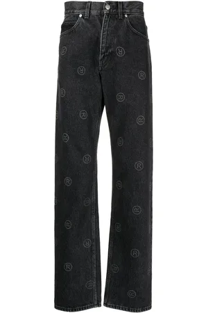 MARTINE ROSE Jeans med lige ben og logotryk