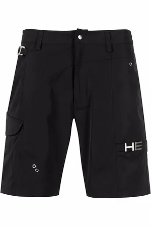 HELIOT EMIL Cargo-shorts med logobogstaver