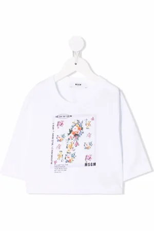 Msgm T-shirt med blomstertryk