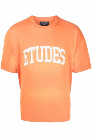Etudes Kortærmet T-shirt med logotryk