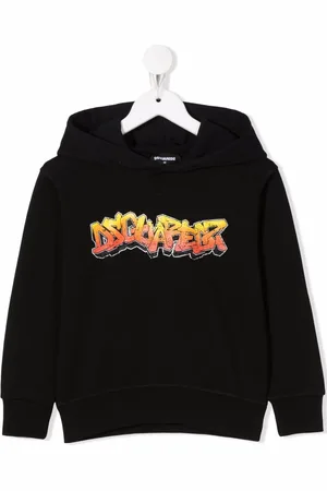 Dsquared2 Hættetrøje med grafitti tryk