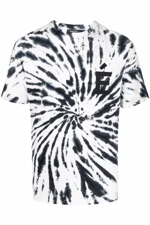 Etudes Kortærmet T-shirt med batiktryk
