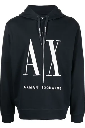 Armani Exchange Hættetrøje med lange ærmer og logotryk