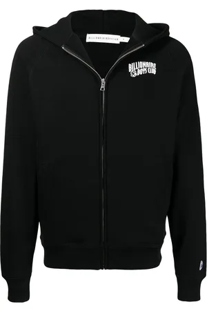 Billionaire Boys Club Hættetrøje med logotryk og lynlås