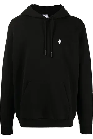 MARCELO BURLON Hættetrøje med logotryk og løbesnor