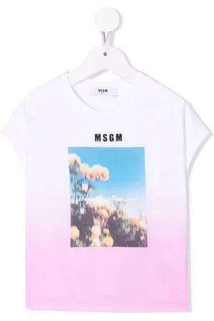Msgm T-shirt med ombré-effekt