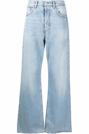 Acne Studios Jeans med lige ben og slitageeffekt