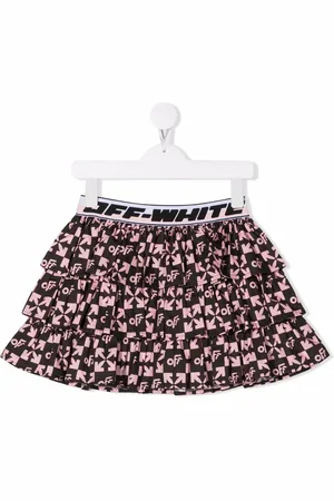 OFF-WHITE Kort nederdel med monogram