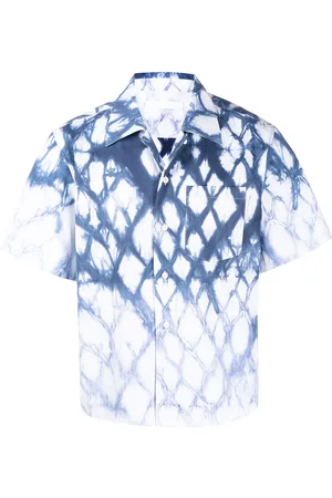 DION LEE Kortærmet Shibori skjorte