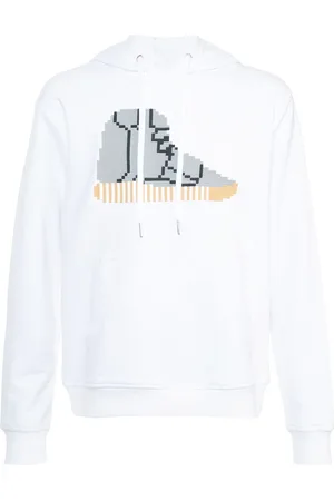 MOSTLY HEARD RARELY SEEN Hættetrøje med hi-top sneaker-tryk