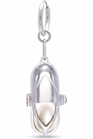 CAPSULE ELEVEN Hoop-ørering med kapsel-perle