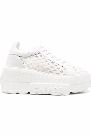 Casadei Vævede plateau-sneakers