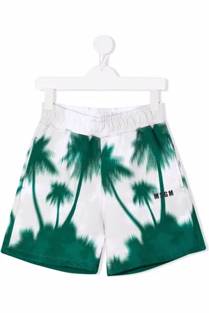 Msgm Shorts med palmetryk