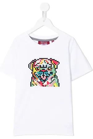 MOSTLY HEARD RARELY SEEN Mini Rainbow Pug T-shirt