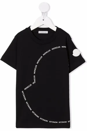 Moncler Kortærmet T-shirt med logotryk
