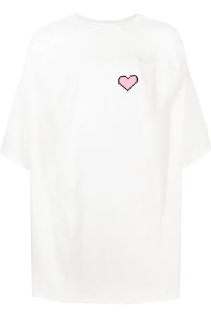 Natasha Zinko T-shirt med pixeleret hjerte