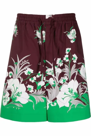 VALENTINO GARAVANI Blomstrede shorts med snoretræk