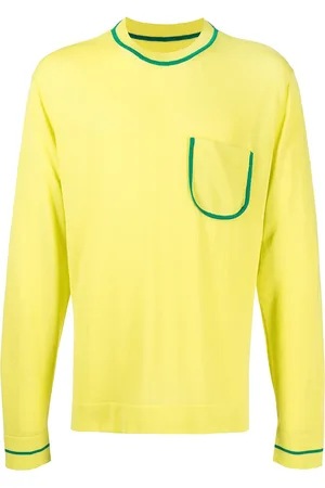 Jacquemus La Maille Marino trøje med kontrastkant