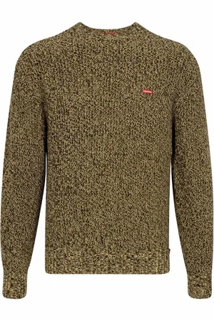 Supreme Meleret ribstrikket sweatshirt
