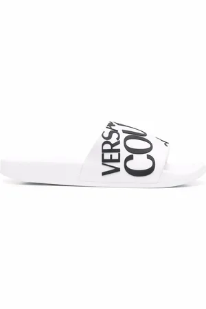 VERSACE Shelly sandaler med logoprægning