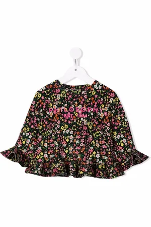 PHILOSOPHY DI LORENZO SERAFINI Blomstret T-shirt
