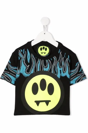 BARROW T-shirt med flamme-logotryk
