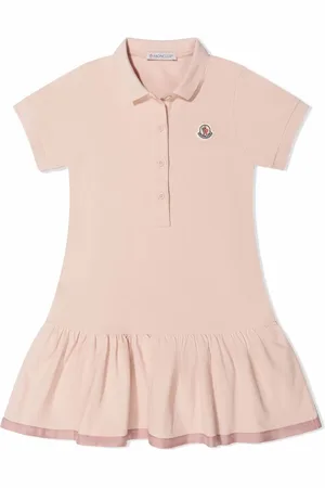 Moncler Polo-kjole med peplum-kant