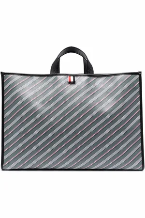 Thom Browne Tote med monogram