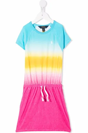 Ralph Lauren T-shirt-kjole med batiktryk