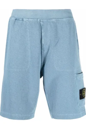 Stone Island Mænd Shorts - Træningsshorts med kompasmærke