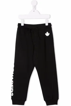 Dsquared2 Joggingbukser i jersey med ahornblad