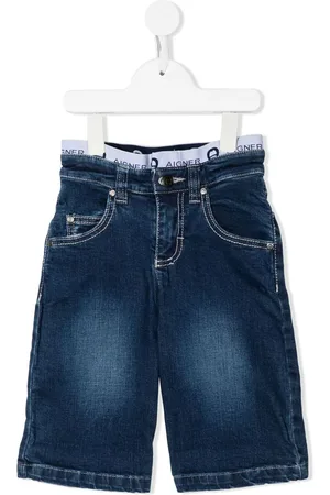Aigner Denimshorts med logodetalje