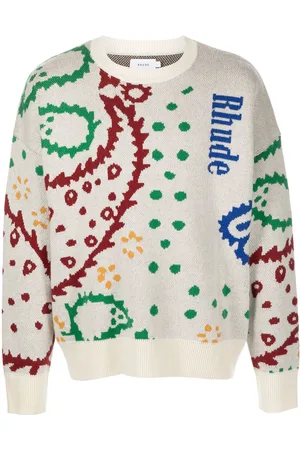Rhude Intarsia-strikket sweater