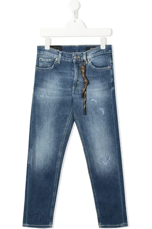 Dondup Jeans med lige ben og slitageeffekt