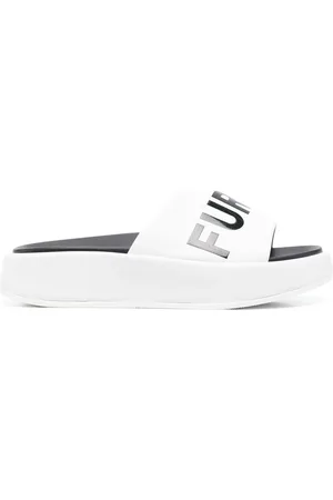 Furla Lædersandaler med logotryk