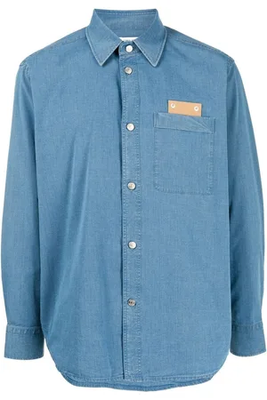 CRAIG GREEN Denimskjorte med mærkedetalje