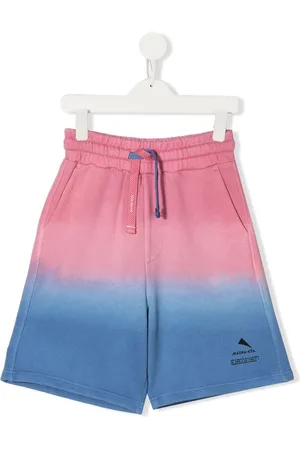 MAUNA KEA Træningsshorts med batiktryk og logotryk