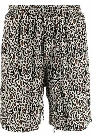 Nanushka Træningsshorts med leopard-print