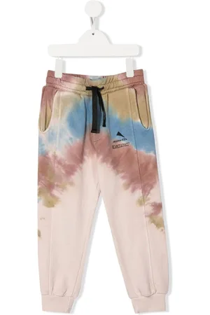 MAUNA KEA Smalle joggingbukser med batiktryk