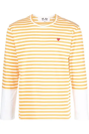Comme des Garçons T-shirt med broderet logodetalje