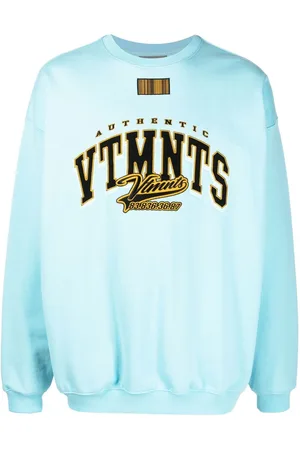 VTMNTS Sweatshirt med rund hals og logotryk